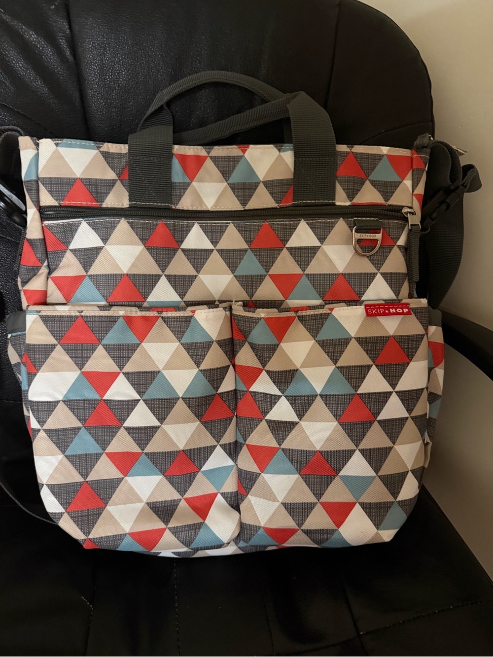 Skip Hop diaper Bag in Red, Blue, Gray, Cream